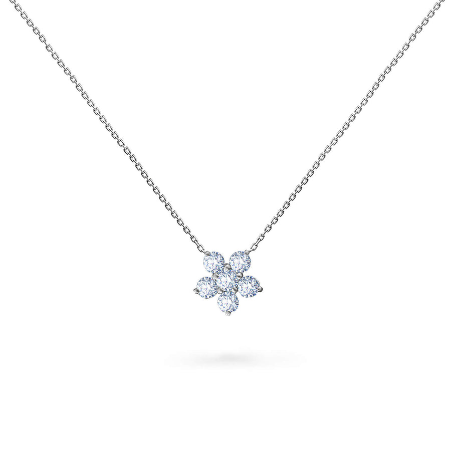 Baby Necklace Sakura 18k gold and diamond