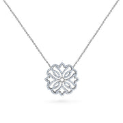 Necklace Vanilla Flower 18K Gold And Diamonds