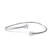 Bangle Twisted Sakura 18k gold and diamond