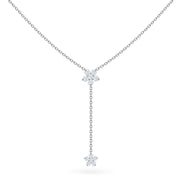 Necklace Red Carpet Fairy Flower 18K Gold And Diamonds