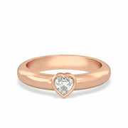 Ring Sugar Heart 18K Gold And Diamonds