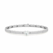 Bangle Chiara Heart Cut Diamonds, 18K Gold