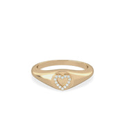 Ring Versailles Heart 18K Gold And Diamonds