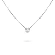Necklace Verona Heart Cut Diamond, 18K Gold