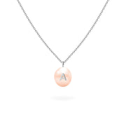 Necklace Pearl Letter, 18K Gold