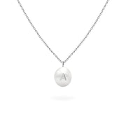 Necklace Pearl Letter, 18K Gold