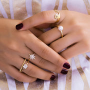 Ring Pearl Queen, 18K Gold