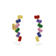 Earrings Whisper Rainbow 18K Gold And Precious Stones