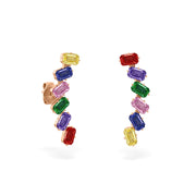 Earrings Whisper Rainbow 18K Gold And Precious Stones