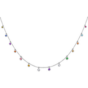 Necklace Rainbow Droplets 18K Gold