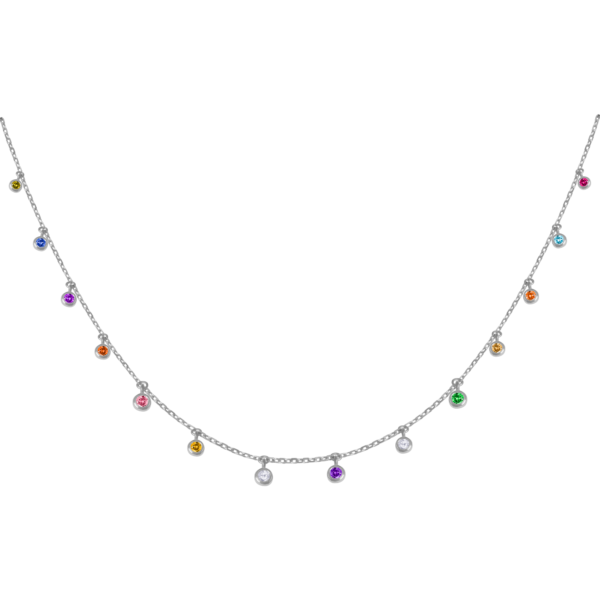 Necklace Rainbow Droplets 18K Gold
