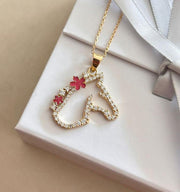 Sakura Harmony Pendant – With Diamonds
