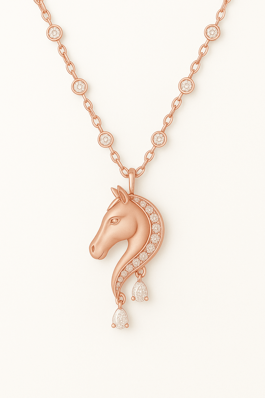 Equus Soul Gold Necklace with Diamonds